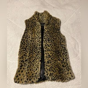 Leopard Fuzzy Vest🐾🐆